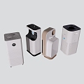 Modern Air Purifier Purifier Machine 3d model