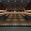 Modern Cinema Hall 3d model