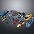 Assorted Colorful Miniature Toy Cars With Various Types And Designs Collection