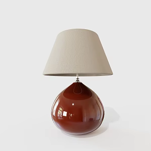 Modern Chestnut Table Lamp Bedside Lamp Nightlight 3d model
