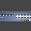 Household Audio Mixer Device Featuring Multiple Faders Knobs And Colorful Panels