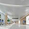 Waiting Hall of New Chinese Terminal 3d model