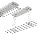 Modern Functional Ceiling Design Retractable Clothes Drying Rack With Hanging Rods 3d model