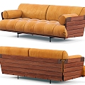 Cosmopolitan 3 Seater Sofa Multiplayer Sofa Three-Seater Sofa Modern Sofa 3d model