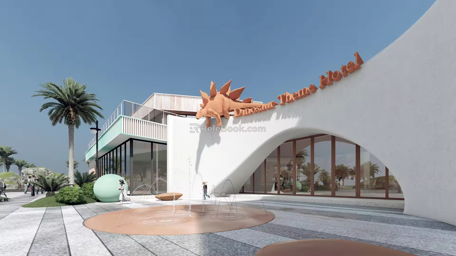 Nordic Hotel Architecture 3d model