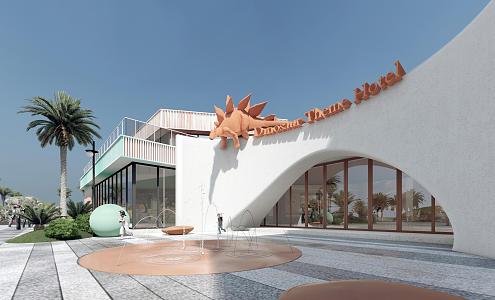 Nordic Hotel Architecture 3d model