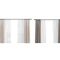 Modern Universal Curtain Window Screen Fabric Curtain Gauze Curtain Plain Color Curtain Solid Color Curtain 3d model