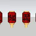 Lanterns Festival Lanterns Decorative Lights Red Lanterns Festival Lanterns Traditional Ceremony Lights 3d model