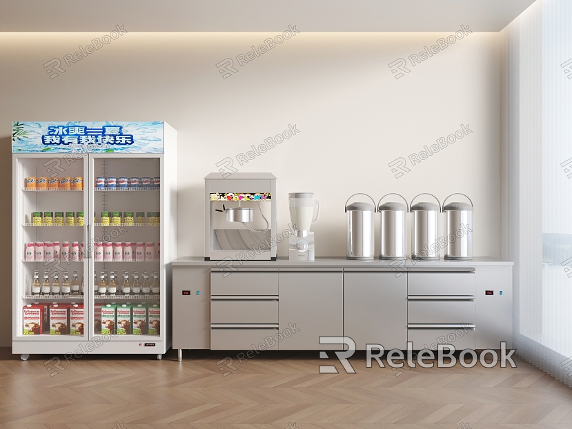 Milk tea cabinet freezer ice cream machine milk tea machine model