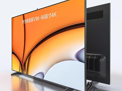 98 Inch Smart TV With 4K 8K Ultra HD 3d model