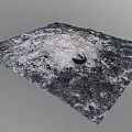 Burnt Garden Ornament Area With Black Ash White Residues Small Stones And Debris