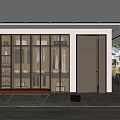 Modern Cloakroom 3d model