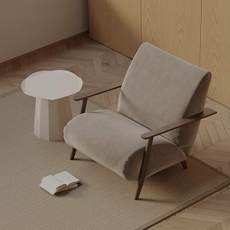modern leisure chair 3d model
