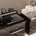 Dishwasher Integrated sink Integrated sink Dishwasher 3d model