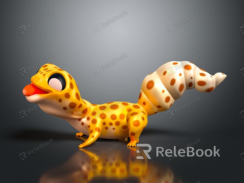 Modern Monster Salamander Fire Salamander Axolotl Mexican Salamander model