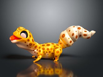 Modern Monster Salamander Fire Salamander Axolotl Mexican Salamander 3d model