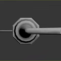 Stainless Steel Medical Instrument With Double Curved Tips And Ergonomic Grip For Surgical Procedures