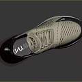 Stylish Nike Sports Shoes With Air Cushion And Mesh Design