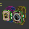 Fashionable Smartwatch Bands in Blue and Dark Shades for Stylish Accessories