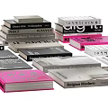 New Quality Decorative Books Set 11 Interior Art Double Sided Original Sizes