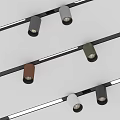 Stylish Track Mounted Downlights And Spotlights With Multicolor Housing For Modern Ceiling