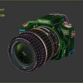 Sony Professional Digital Camera With Large Lens And Black Body Design
