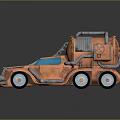Copper Colored Vintage Style Toy Tanker Truck With Metallic Finish And Dark Background Reflection