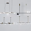 Modern chandelier 3d model