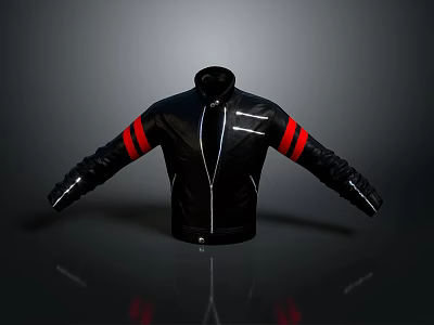 Jacket Leather Jacket Fashion Jacket Casual Jacket Windproof Jacket Windproof Jacket Denim Jacket Men Jacket 3d model