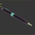 Sleek Navy Blue Pen With Gold Accents For Daily Writing As Essential Stationery