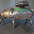 Sci-fi Flying Insect Sci-fi Bug Machine Beetle High-tech Flying Insect Machine Flying Insect Low Face Number Low Model Simple Model Game Sub-era Movie and TV Level Super Realistic 3d model