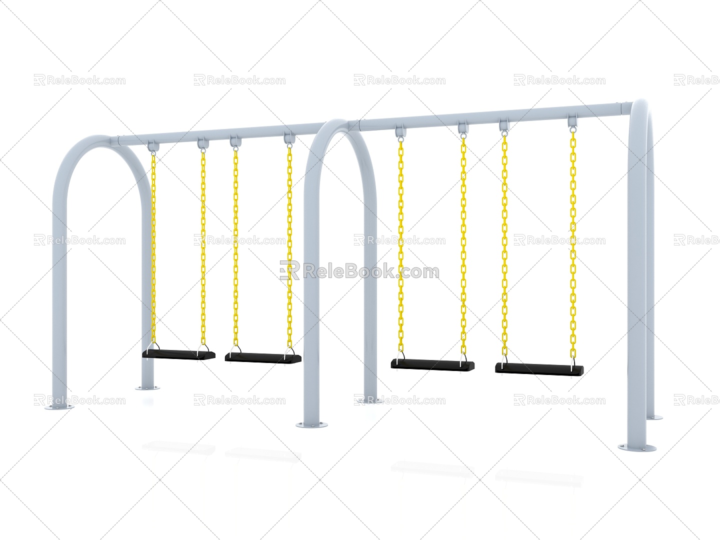 Children's Swing Outdoor Swing Venue Swing Swing Swing Rack Swing 3d model