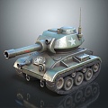 Modern Tank Toy Tank 3d model