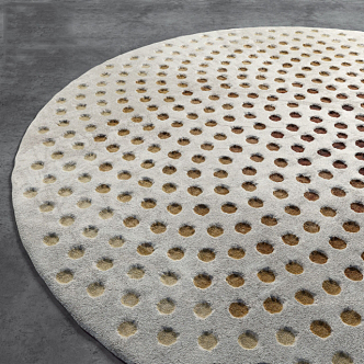 Round carpet 3d model