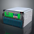 Delta Industrial Power Supply With Digital Display And Heat Sink Fins