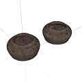 Old incense burner old objects 3d model