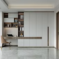 Modern study 3d model