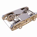 Intelligent Machine With Metallic Structure And Multi Wheel Design For Enhanced Performance