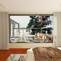 Bright Modern Dining Kitchen Interior Design With Skylight Pendant Lights Dining Table And People