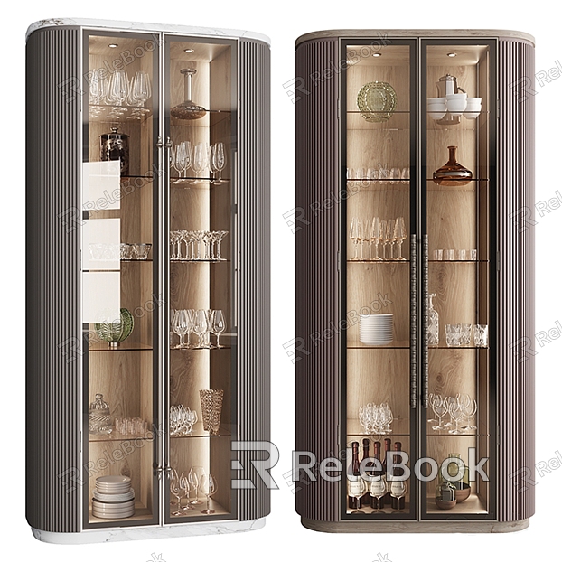 Modern wine cabinet wine model