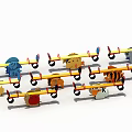 Colorful Wooden Animal Shaped Seesaw Toys with Playful Designs for Kids