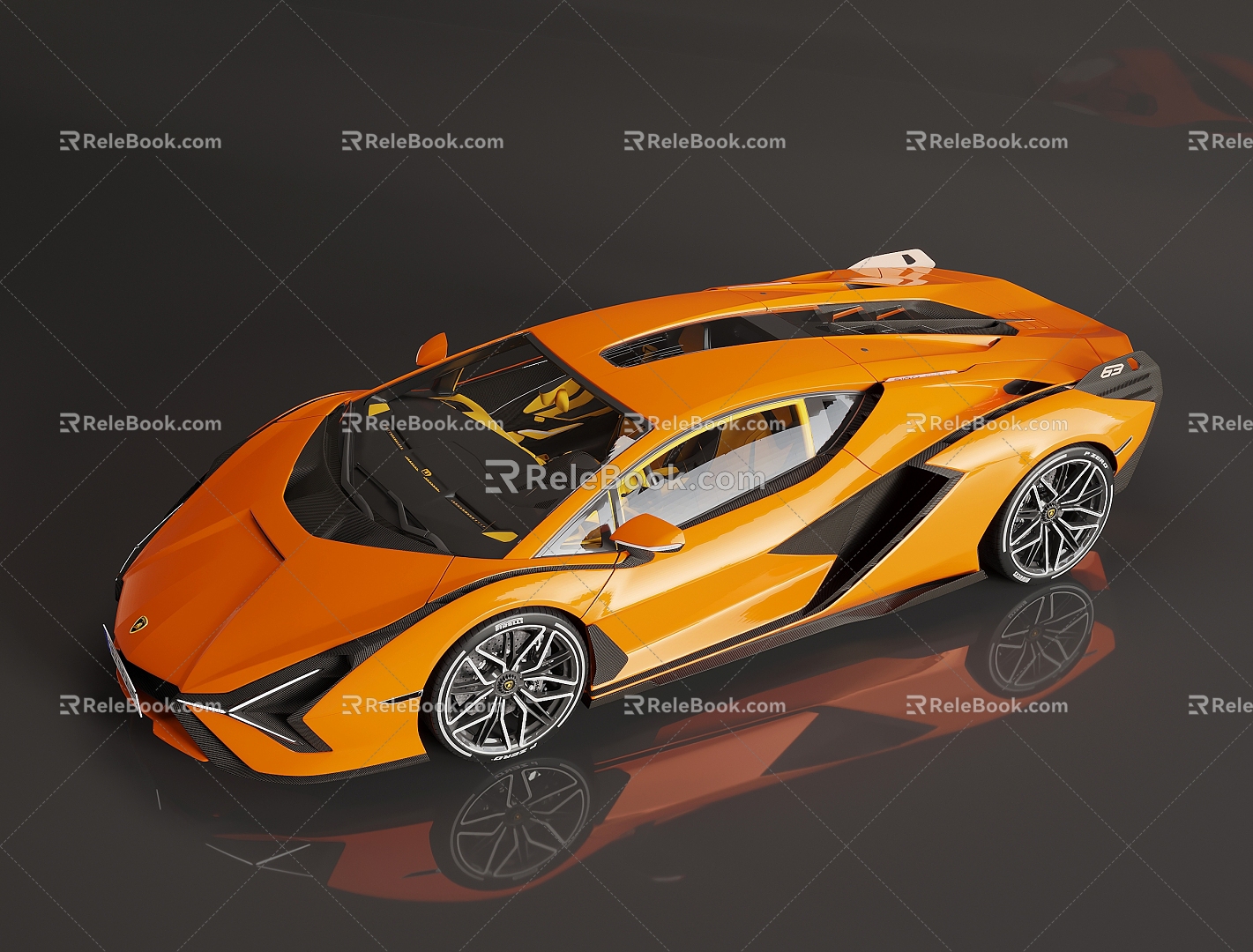 Hyundai Luxury sports car 3d model