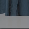Elegant Blue Long Dress With Long Sleeves And Simple Classic Design
