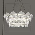 Light Luxury Chandelier 3d model
