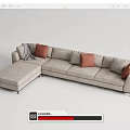 Modern Corner Sofa Minotti Multiplayer Sofa Multiplayer Sofa 3d model