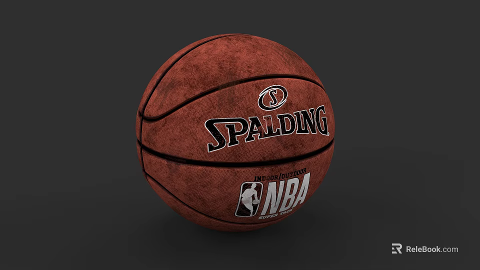 High Quality Spalding NBA Basketball Professional Sports Equipment With Official Logo 3d model 
