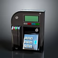 Household Self Service Terminal With Digital Keypad And Green LCD Screen For Daily Use