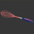 Durable Stainless Steel Whisk with Comfortable Grip for Home Baking Needs