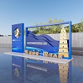 Sign-in backplane sign-in device 3d model