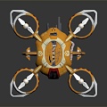 Modern UAV Unmanned Aerial Vehicle Unmanned Aerial Vehicle Aerial Photography UAV 3d model